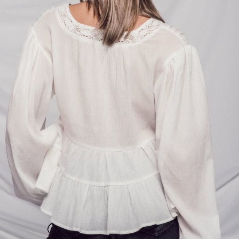 White Boho Top - Picture 2 of 5